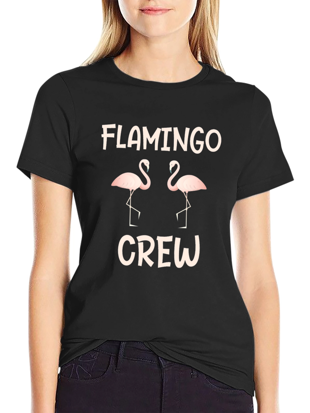 Flamingo Crew T-Shirt - Stylish & Fun