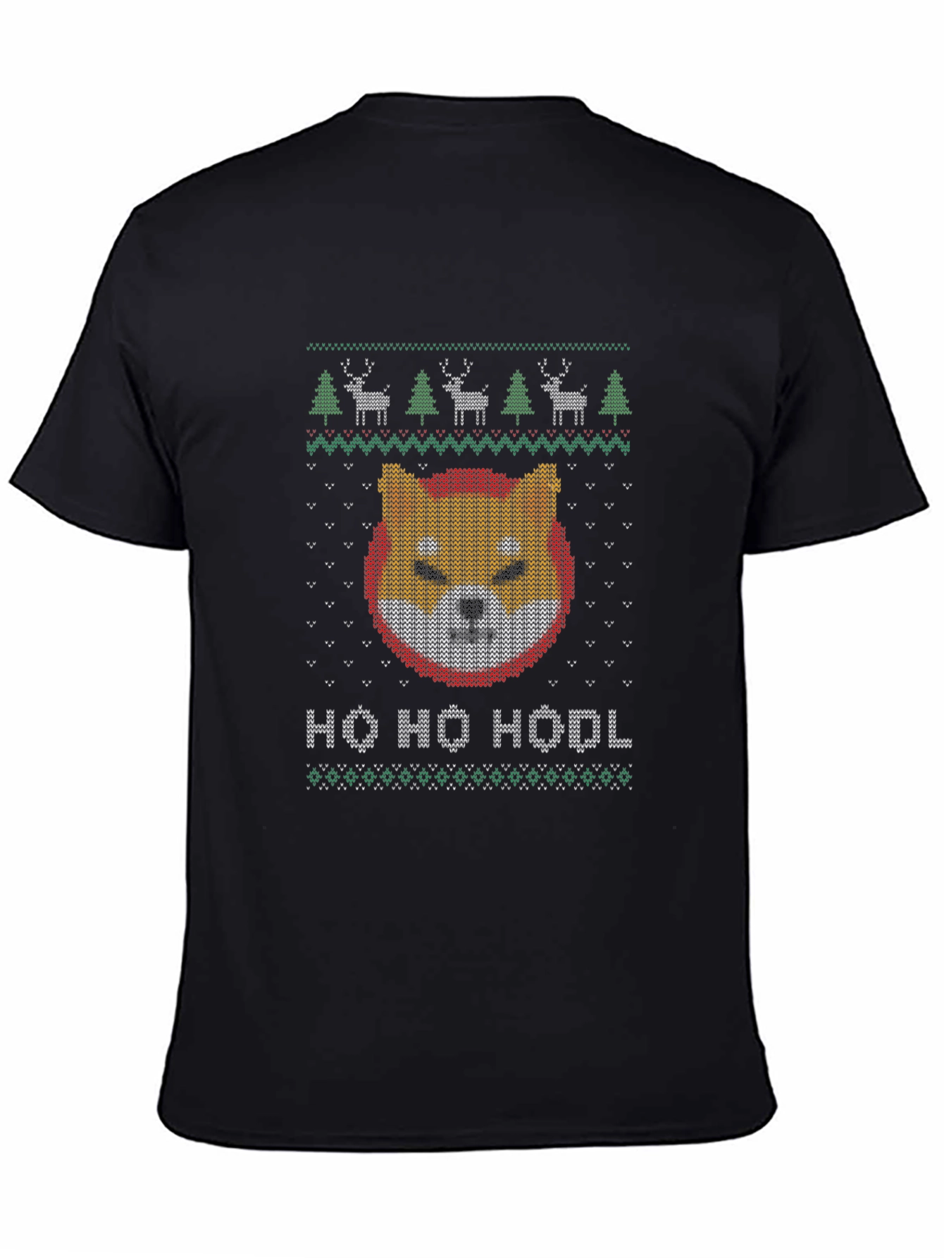 Shiba Inu HODL Ugly Christmas Sweater T-Shirt
