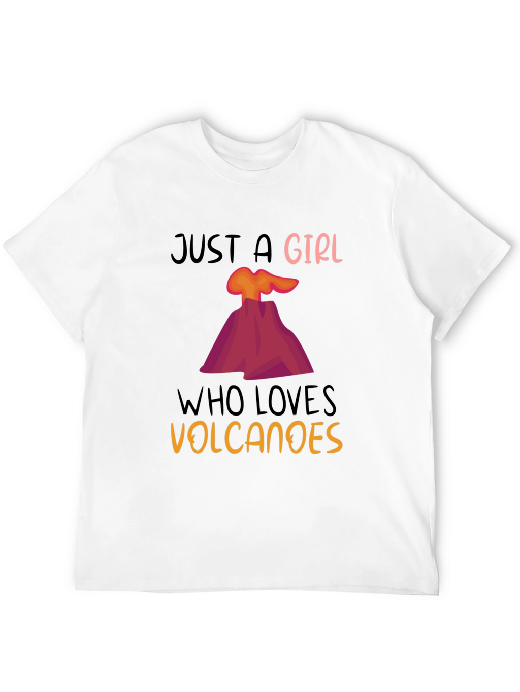 Girl Who Loves Volcanoes T-Shirt