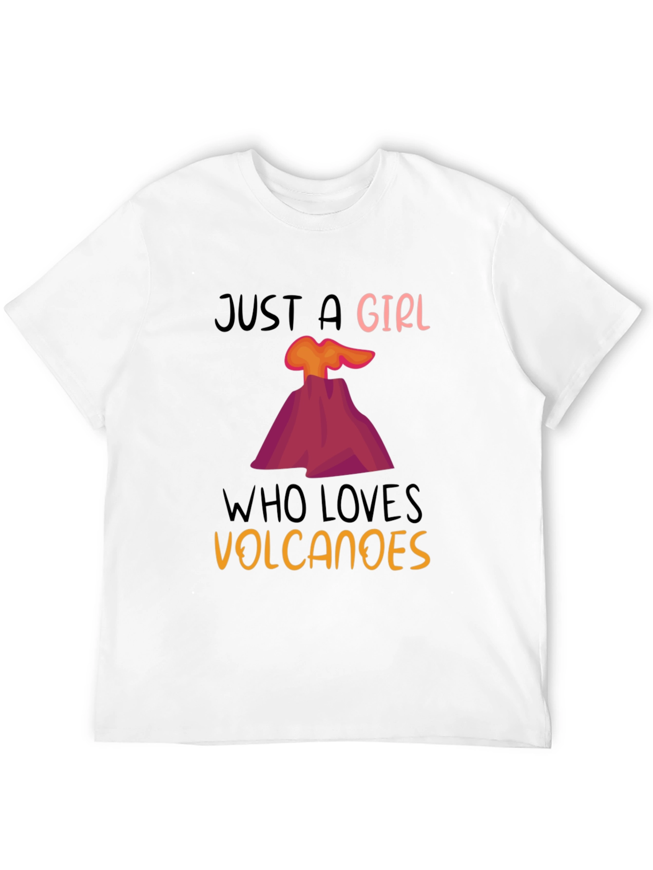 Girl Who Loves Volcanoes T-Shirt