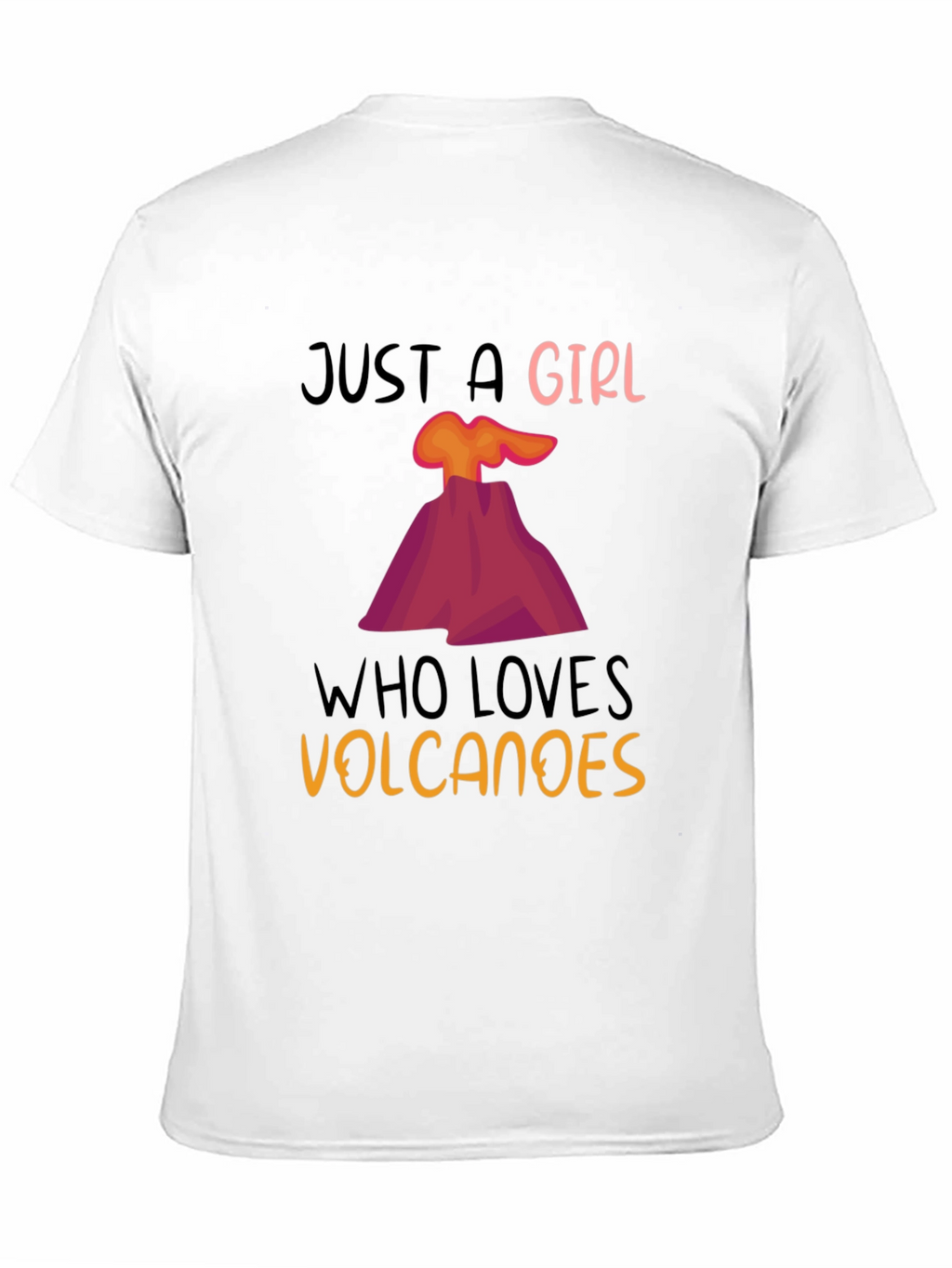 Girl Who Loves Volcanoes T-Shirt