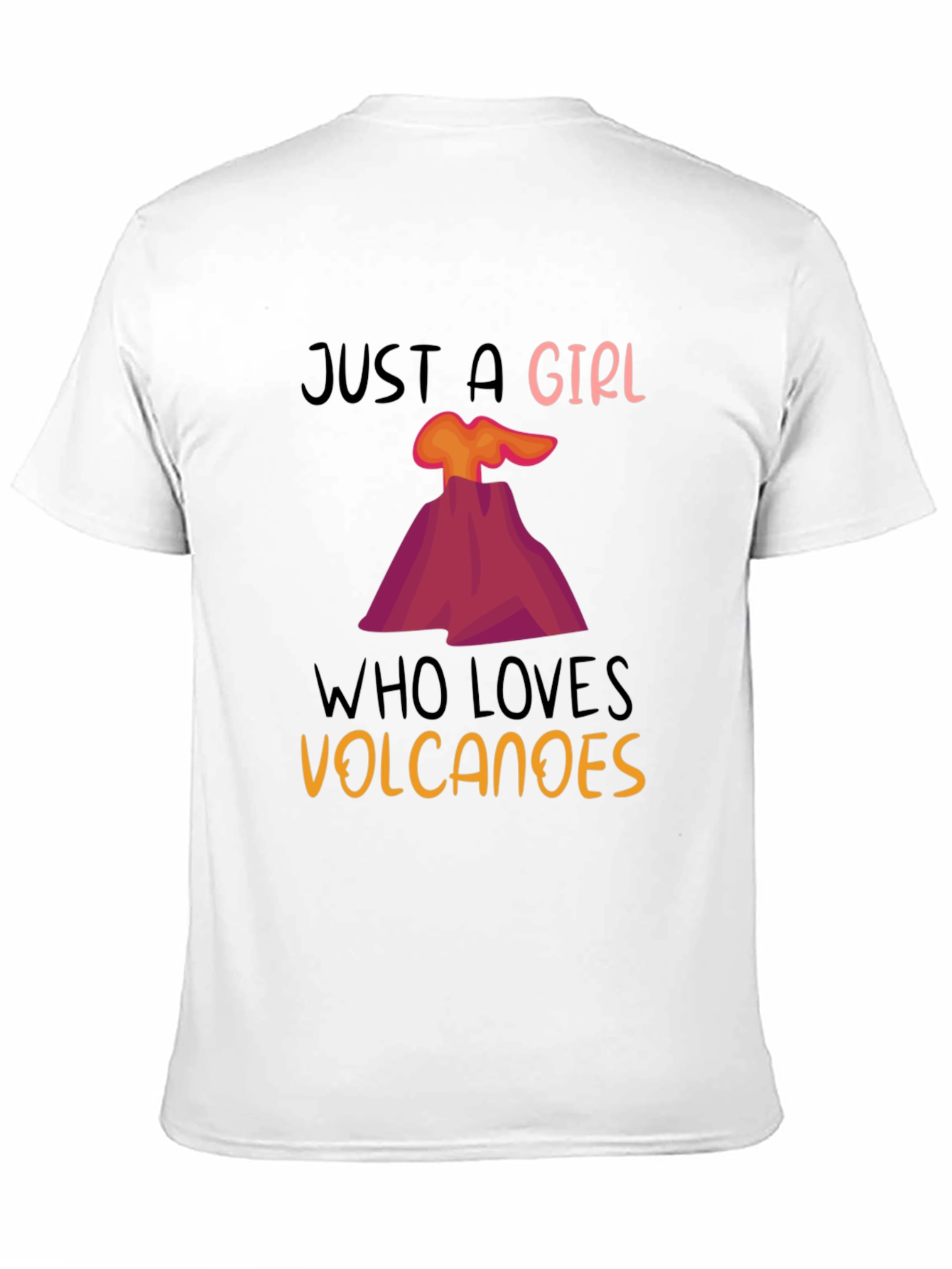 Girl Who Loves Volcanoes T-Shirt
