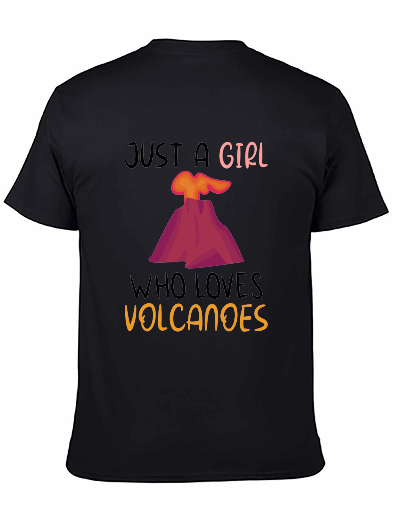 Girl Who Loves Volcanoes T-Shirt