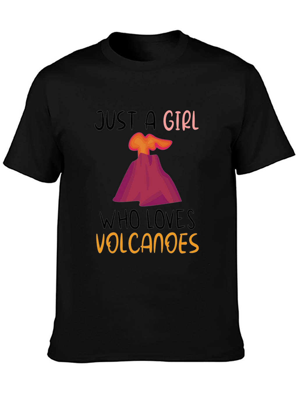 Girl Who Loves Volcanoes T-Shirt