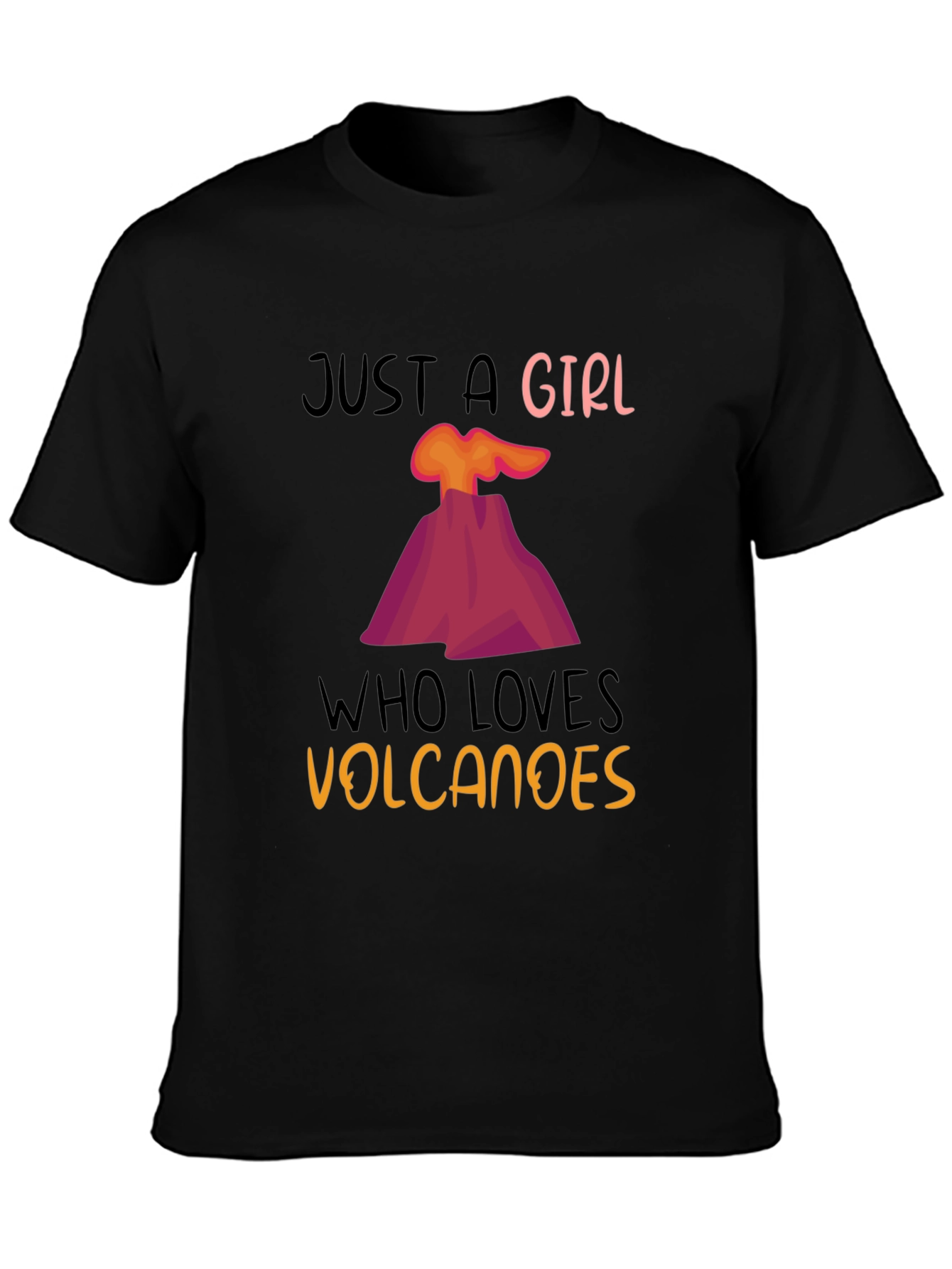 Girl Who Loves Volcanoes T-Shirt