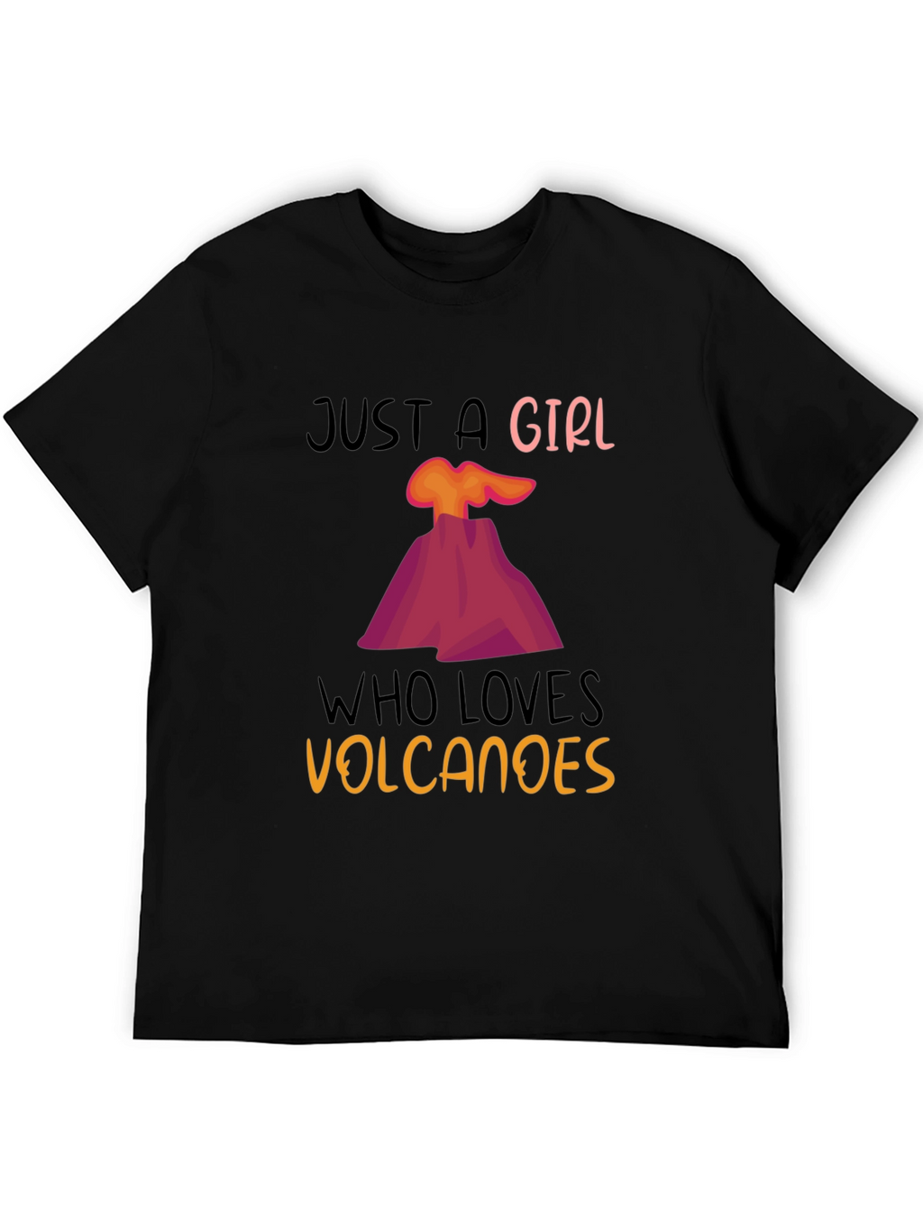 Girl Who Loves Volcanoes T-Shirt