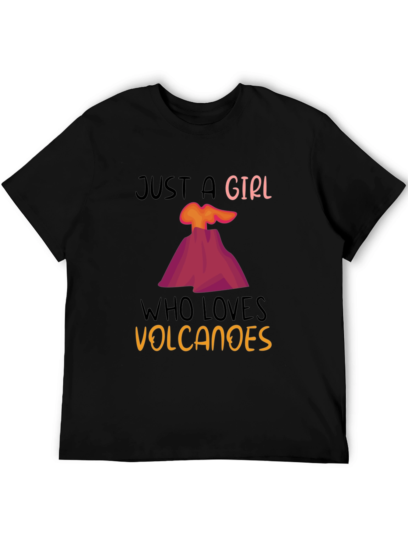 Girl Who Loves Volcanoes T-Shirt