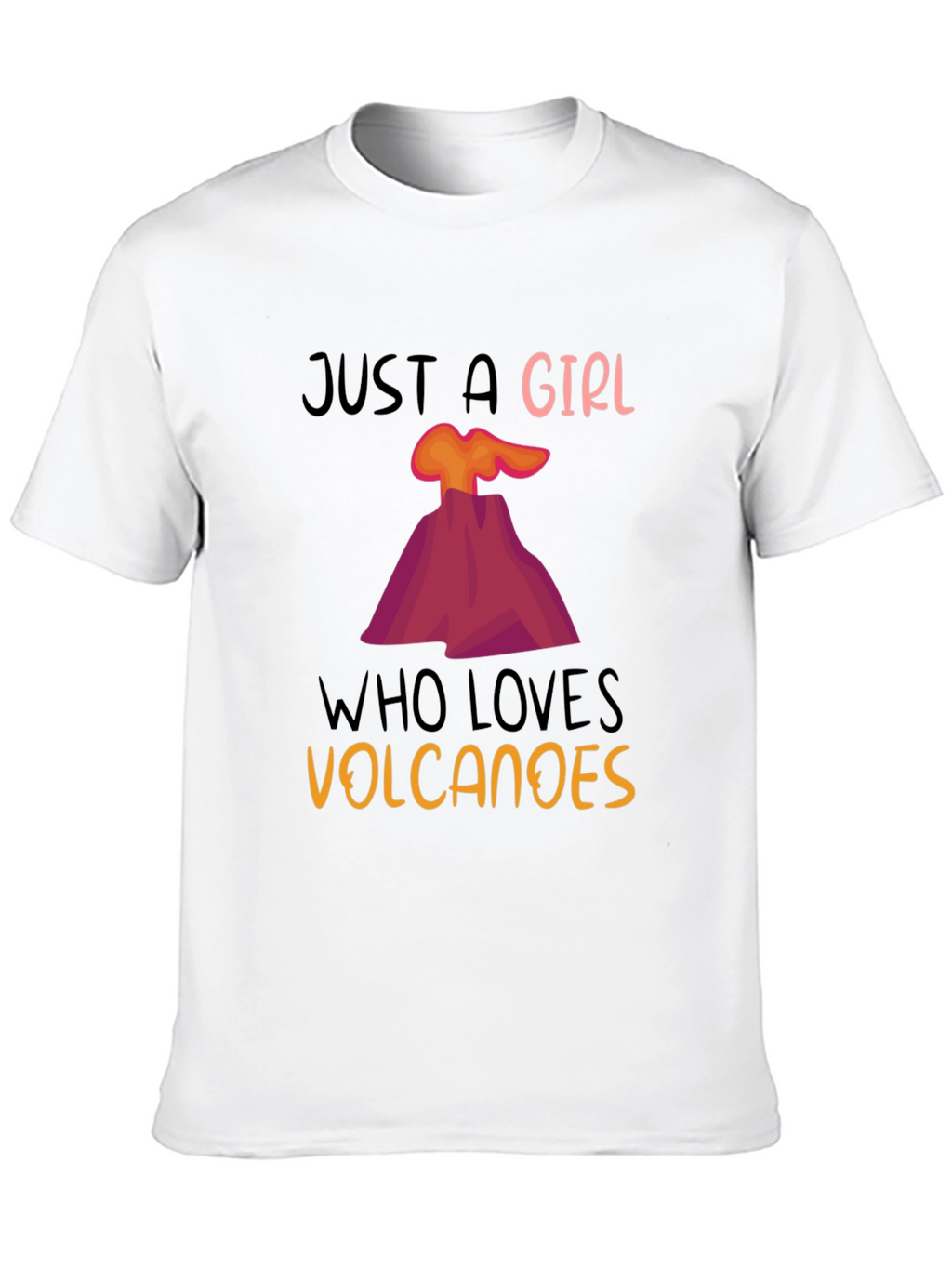 Girl Who Loves Volcanoes T-Shirt