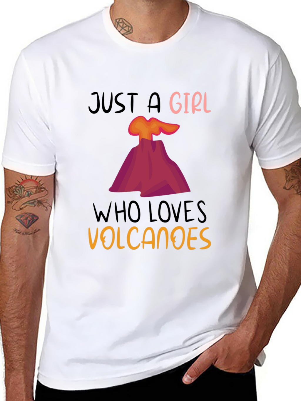 Girl Who Loves Volcanoes T-Shirt