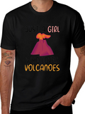Girl Who Loves Volcanoes T-Shirt