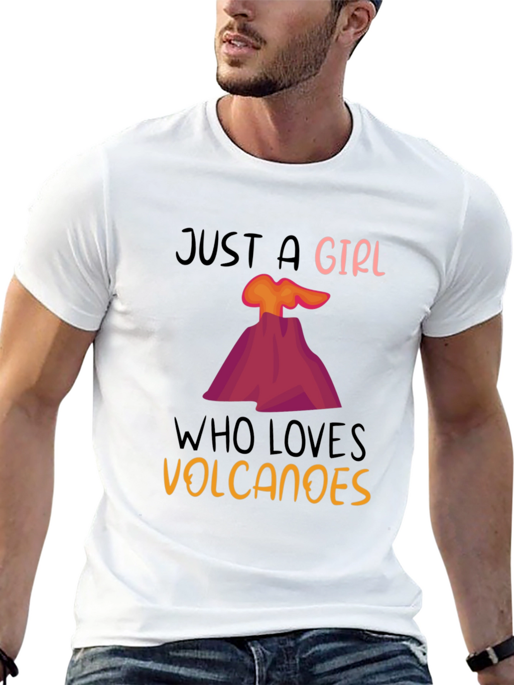 Girl Who Loves Volcanoes T-Shirt