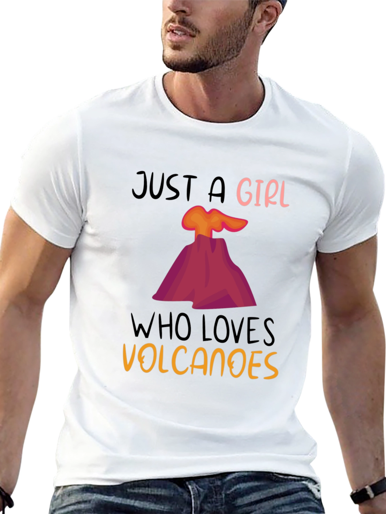 Girl Who Loves Volcanoes T-Shirt
