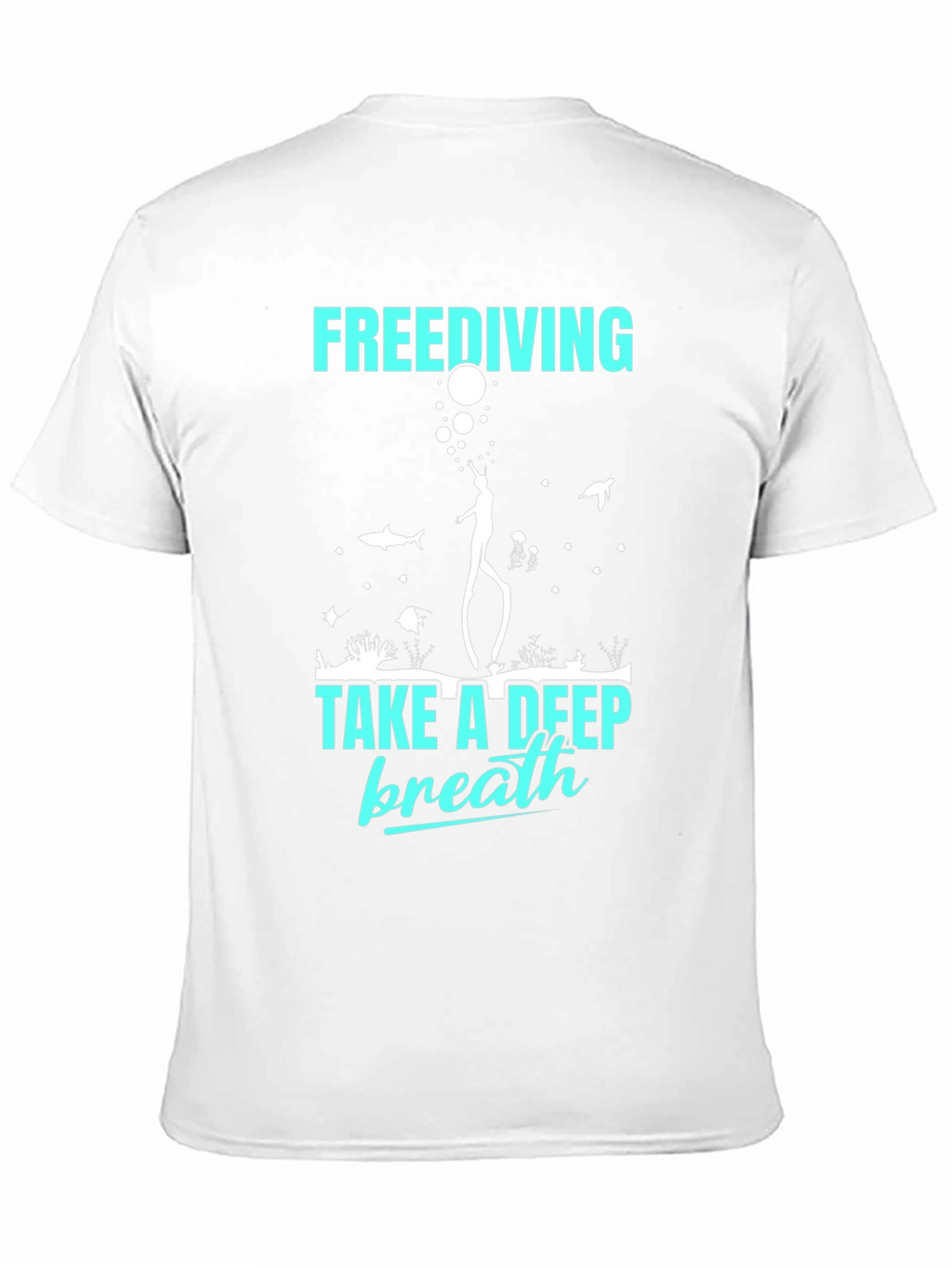 Freediving Take A Deep Breath Graphic T-Shirt