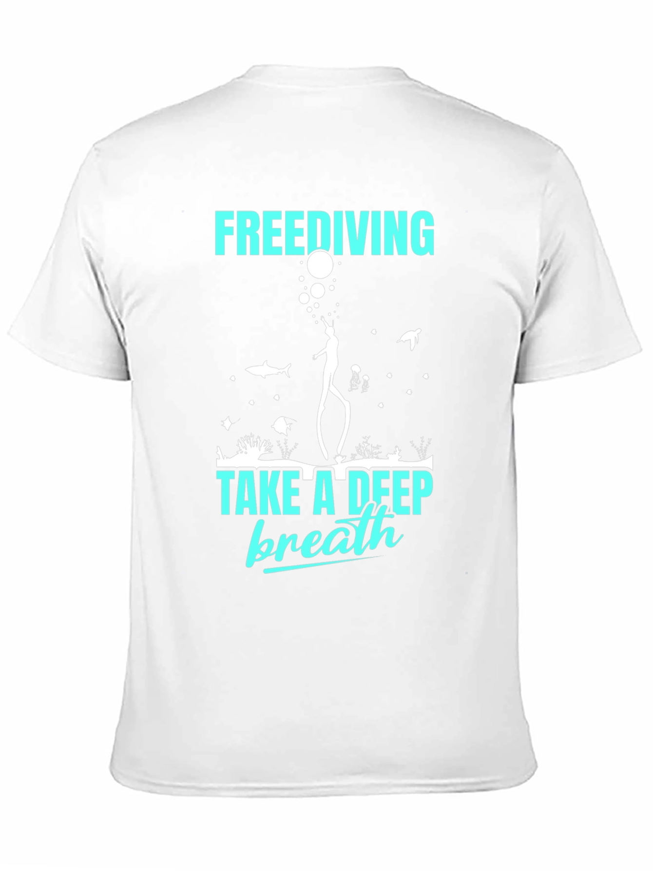 Freediving Take A Deep Breath Graphic T-Shirt