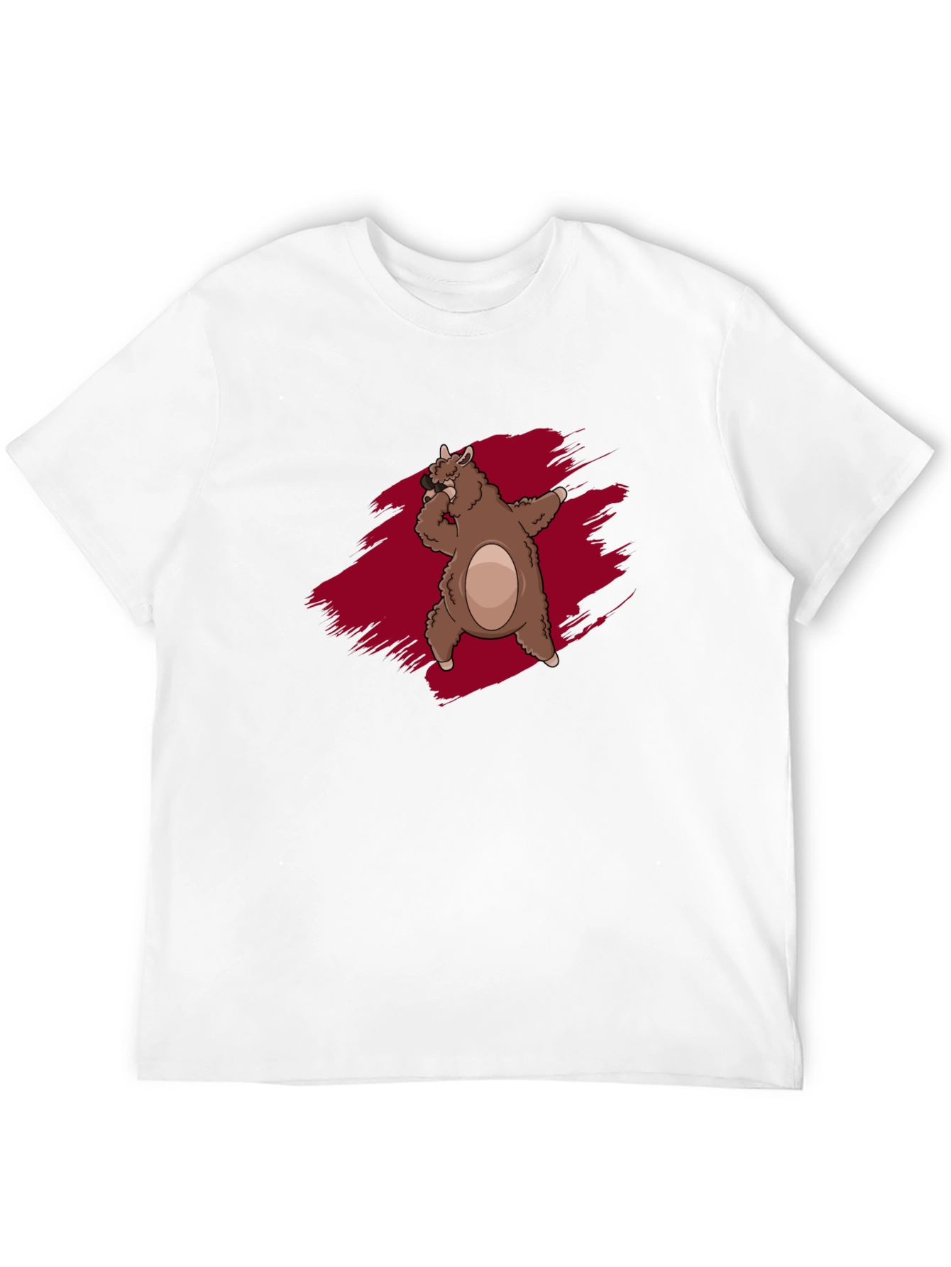 Funky Llama Dab Black T-Shirt