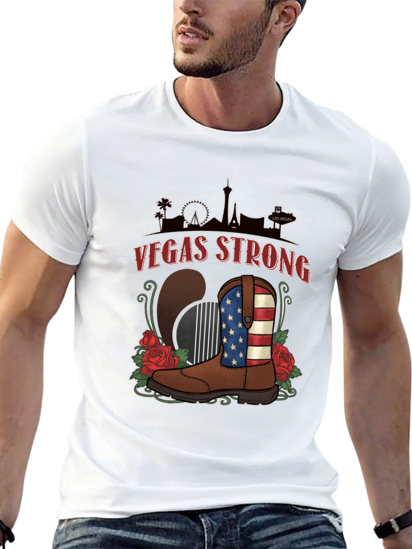 Vegas Strong Graphic Tee