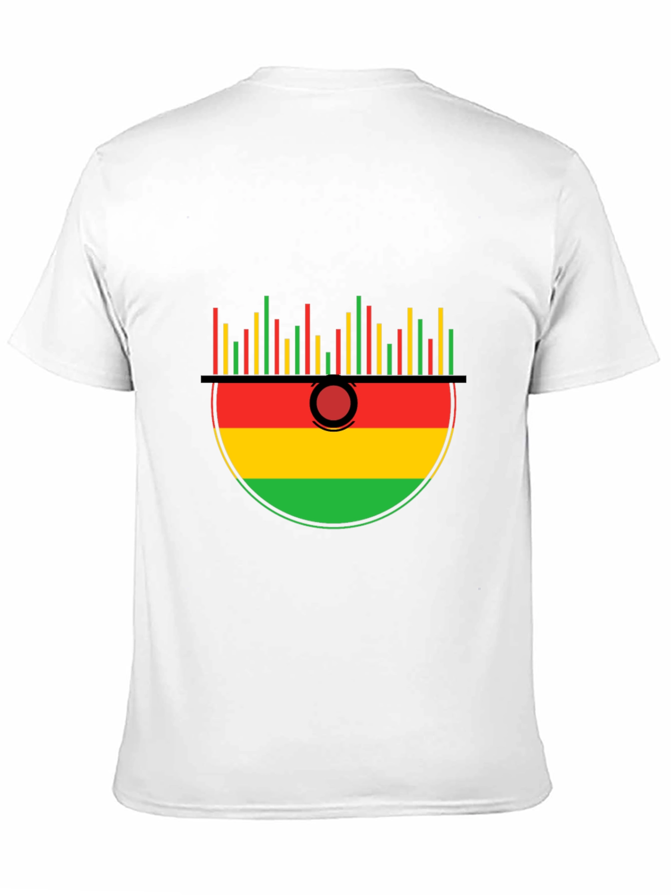 Rasta Music Kalimba Graphic Tee - Black Cotton T-Shirt