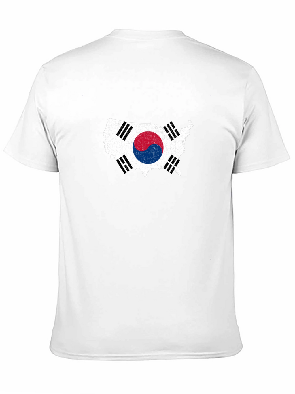 USA South Korea Flag T-Shirt