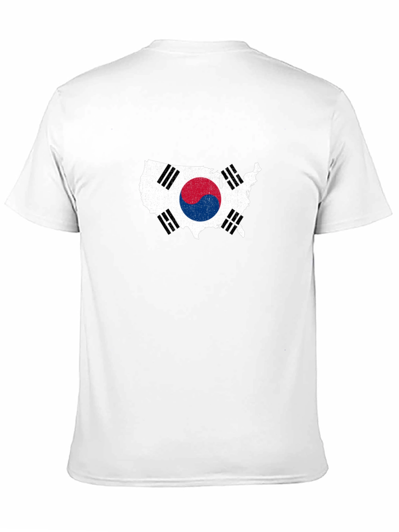 USA South Korea Flag T-Shirt