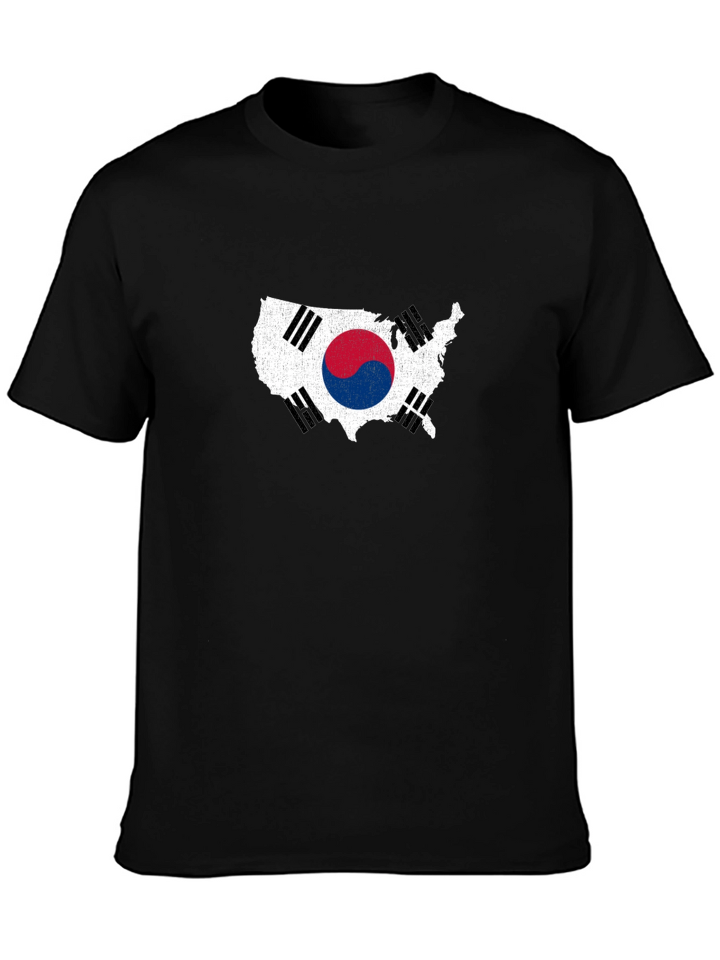 USA South Korea Flag T-Shirt