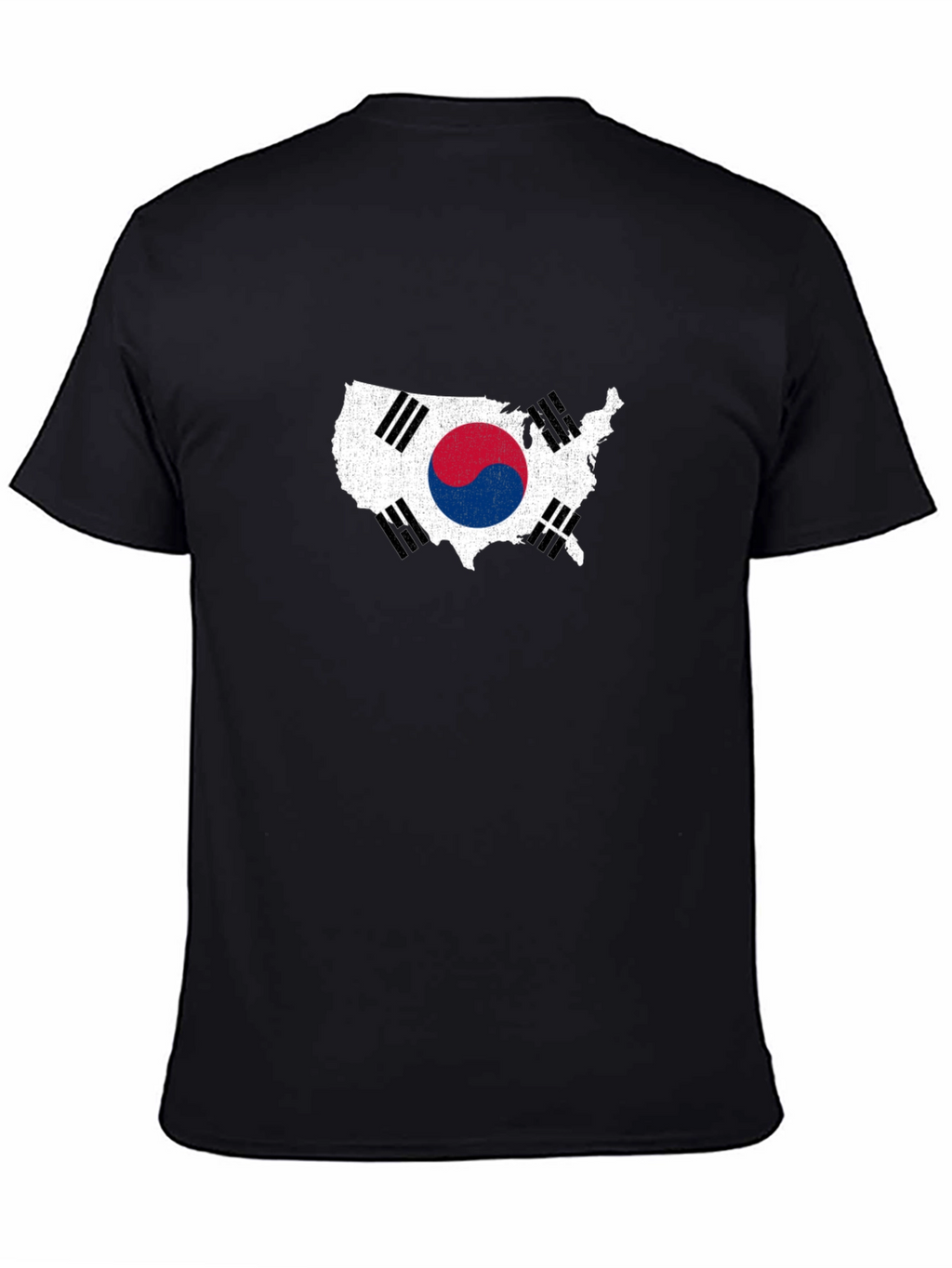 USA South Korea Flag T-Shirt