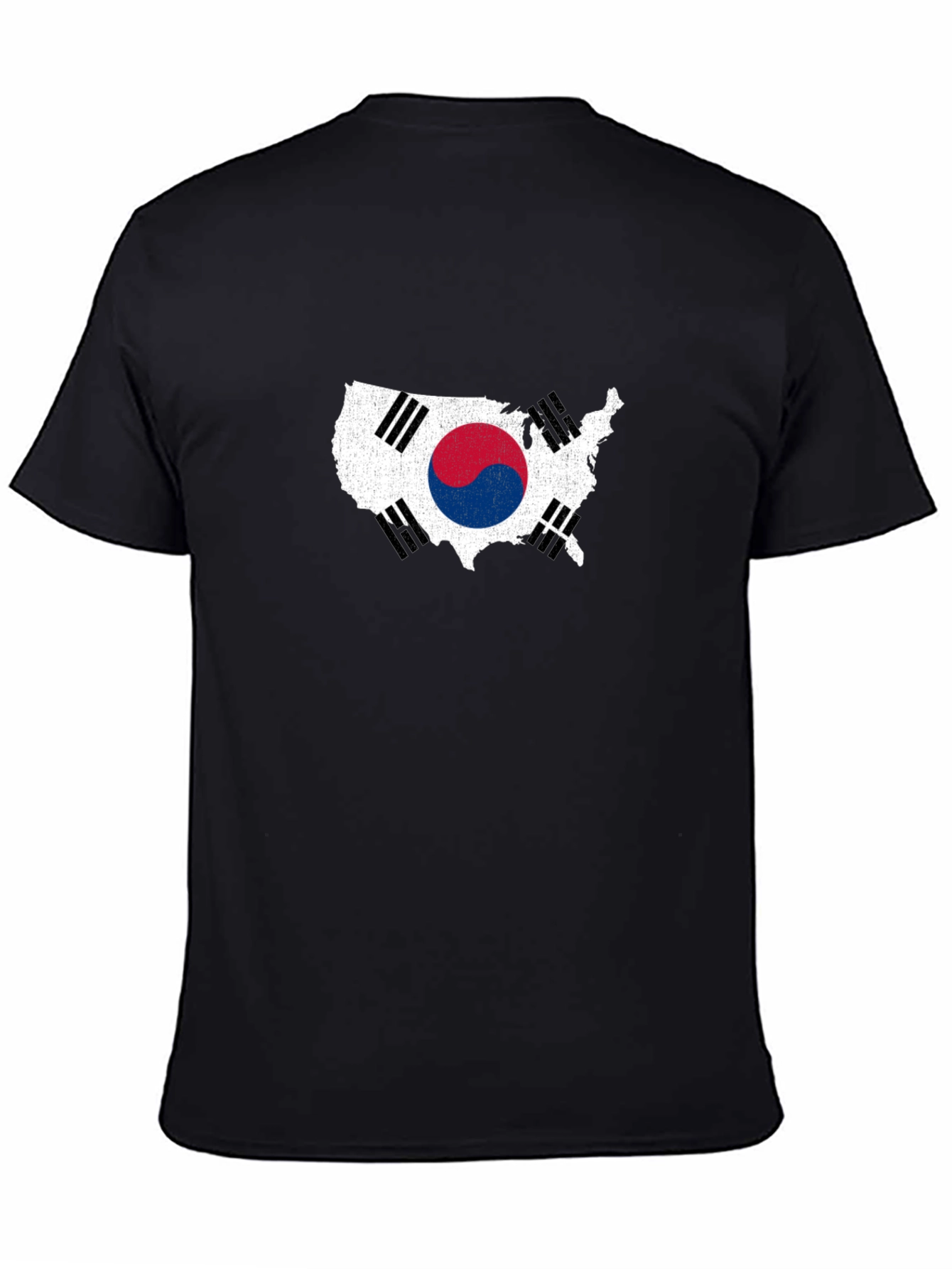 USA South Korea Flag T-Shirt