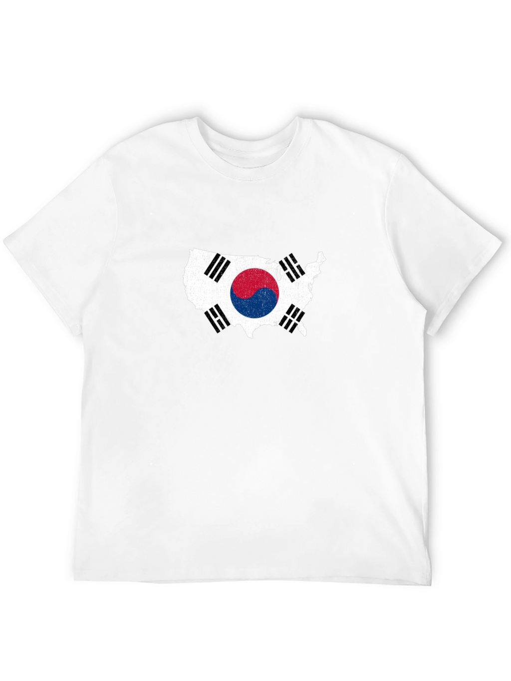 USA South Korea Flag T-Shirt