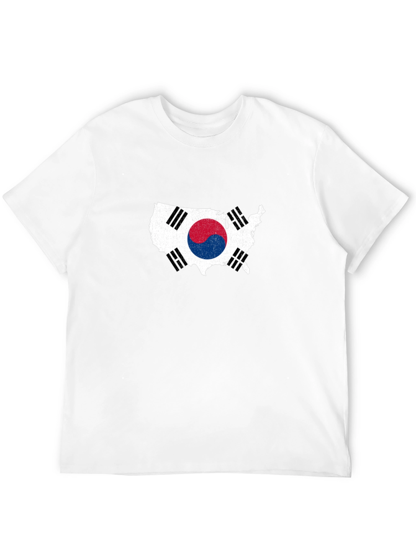 USA South Korea Flag T-Shirt