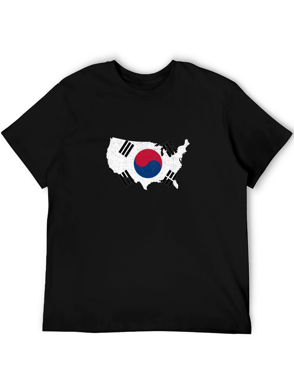 USA South Korea Flag T-Shirt