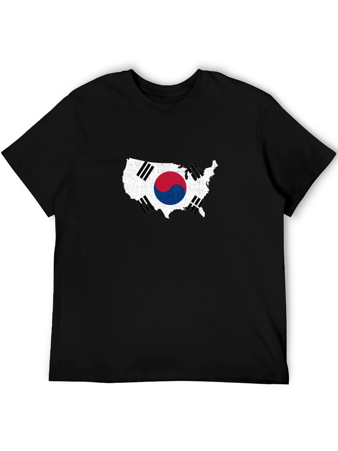 USA South Korea Flag T-Shirt