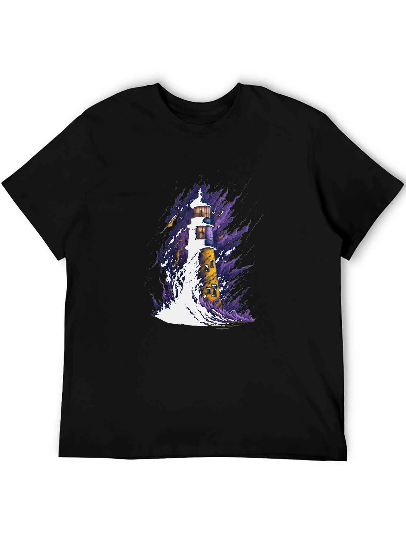 Lighthouse Graphic Tee - Coastal Style T-Shirt