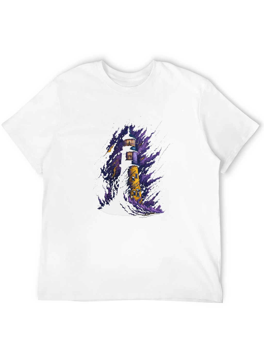 Lighthouse Graphic Tee - Coastal Style T-Shirt