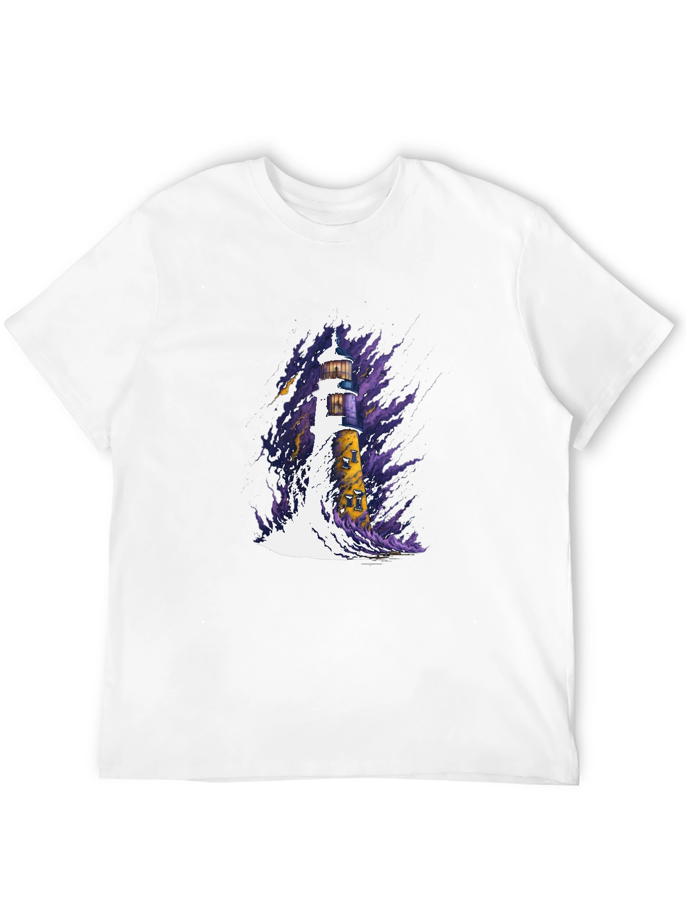 Lighthouse Graphic Tee - Coastal Style T-Shirt