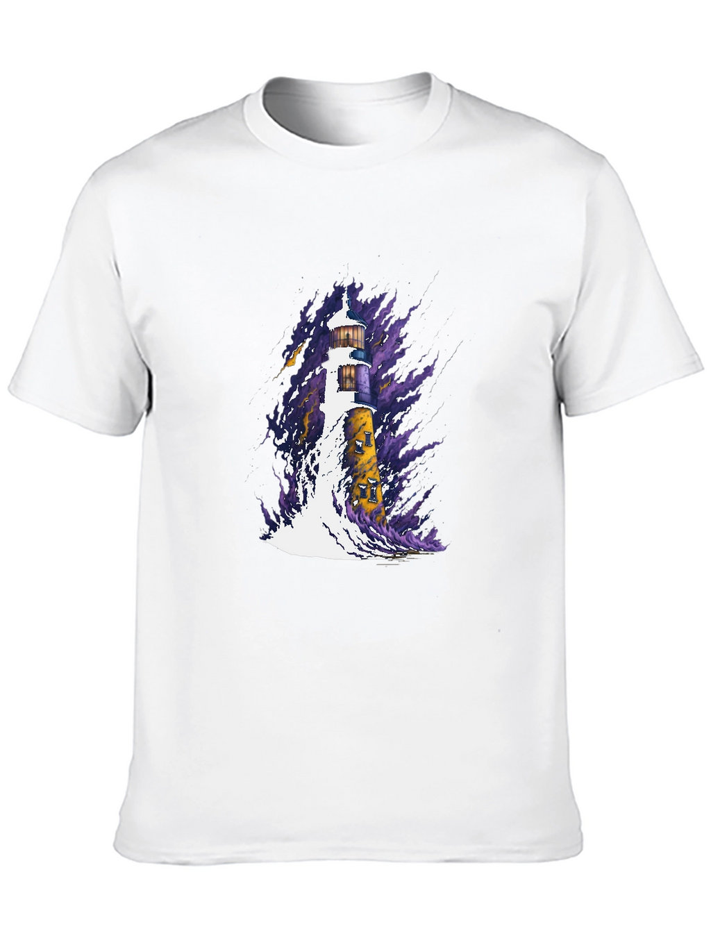 Lighthouse Graphic Tee - Coastal Style T-Shirt