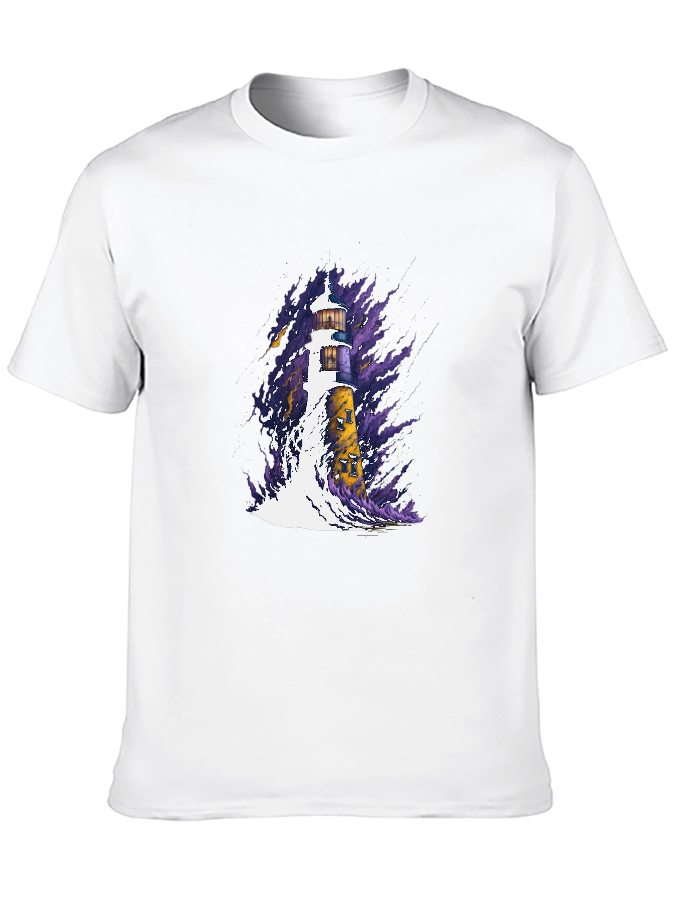 Lighthouse Graphic Tee - Coastal Style T-Shirt