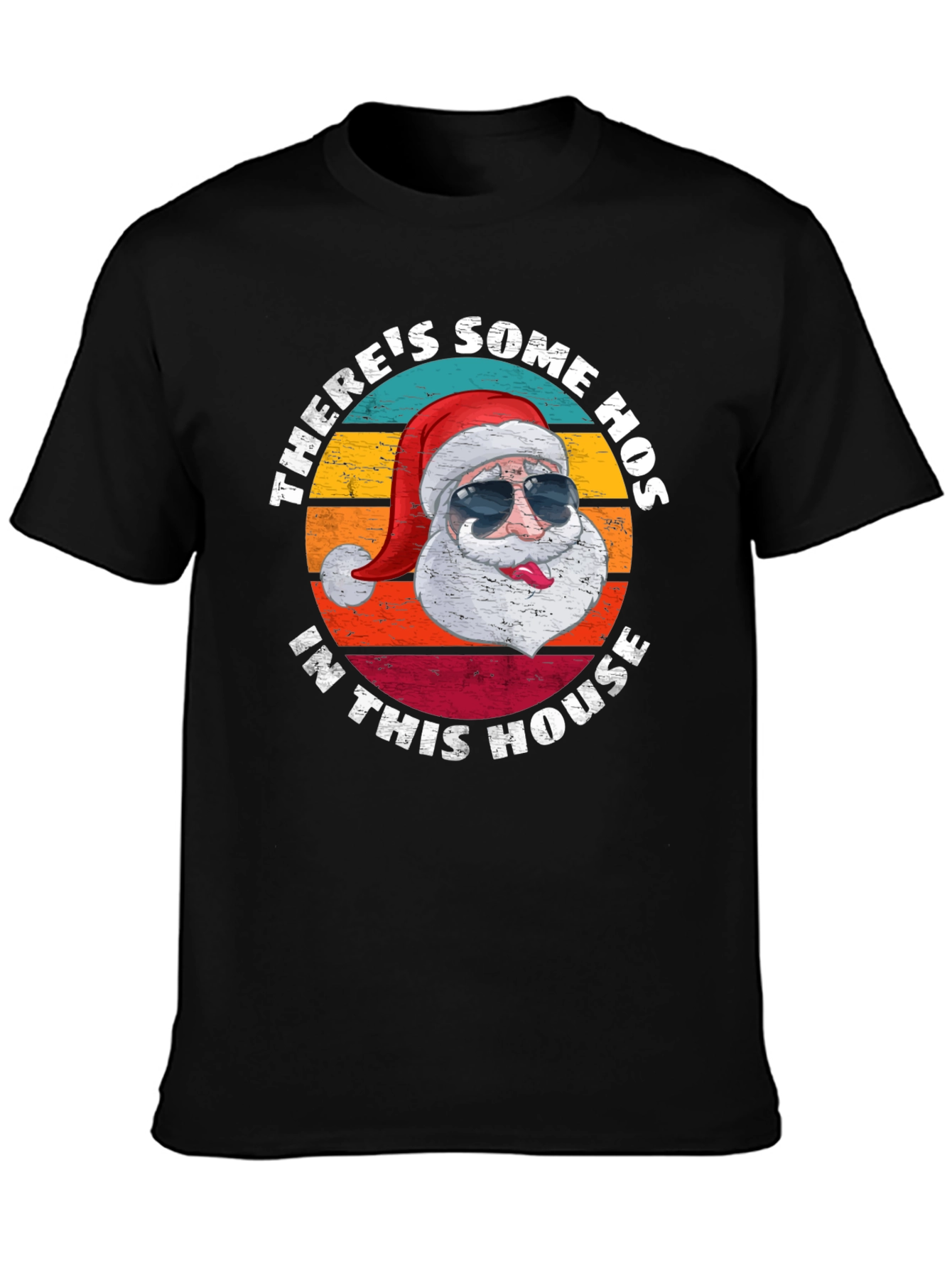 Santa Some Hos Christmas Graphic Tee