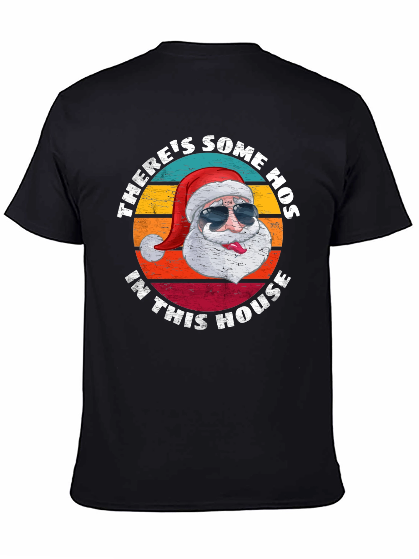 Santa Some Hos Christmas Graphic Tee