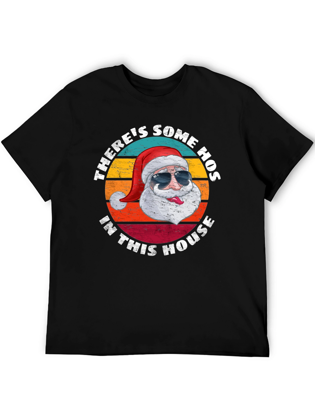Santa Some Hos Christmas Graphic Tee