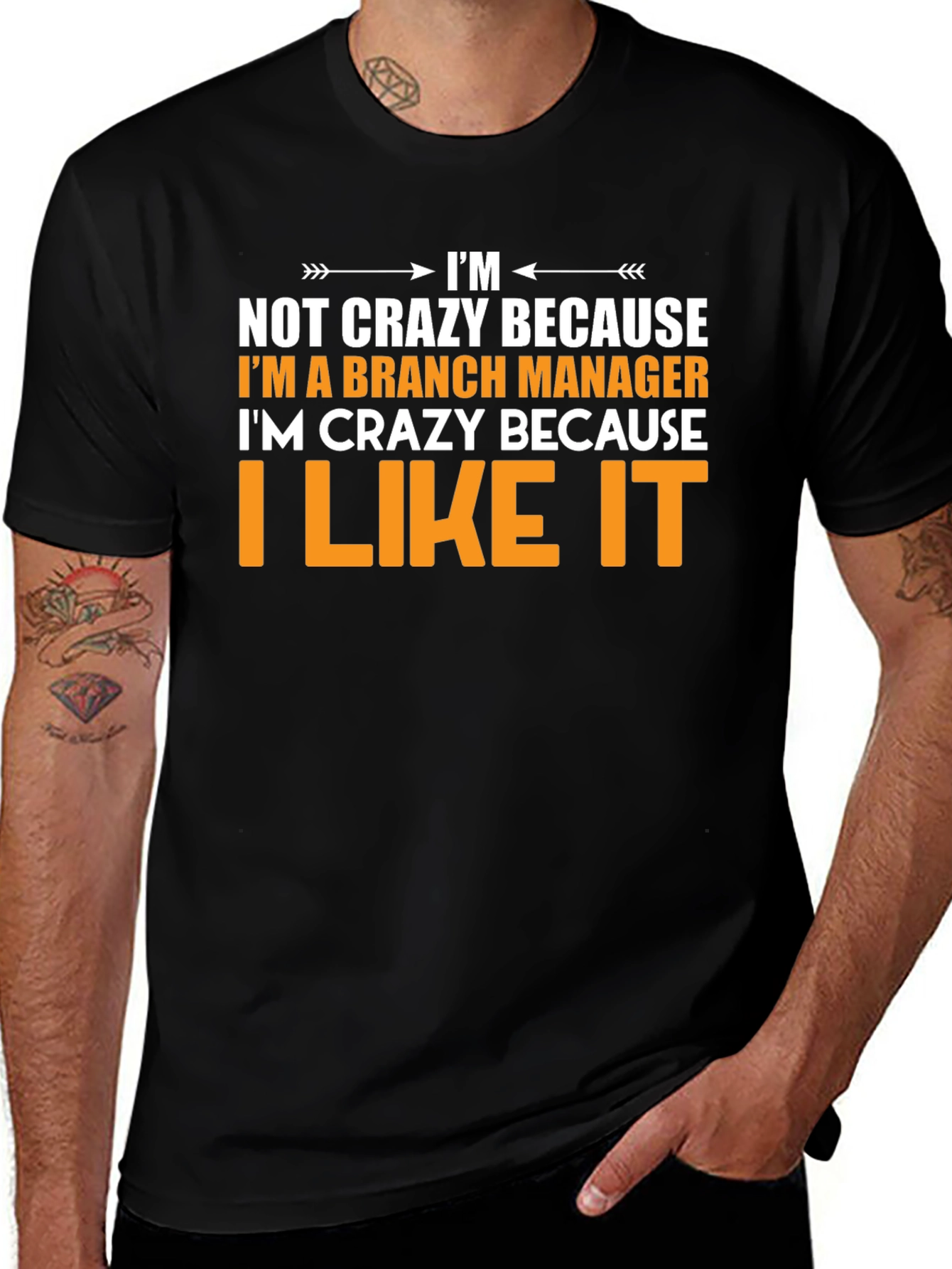 Branch Manager Funny Graphic T-Shirt