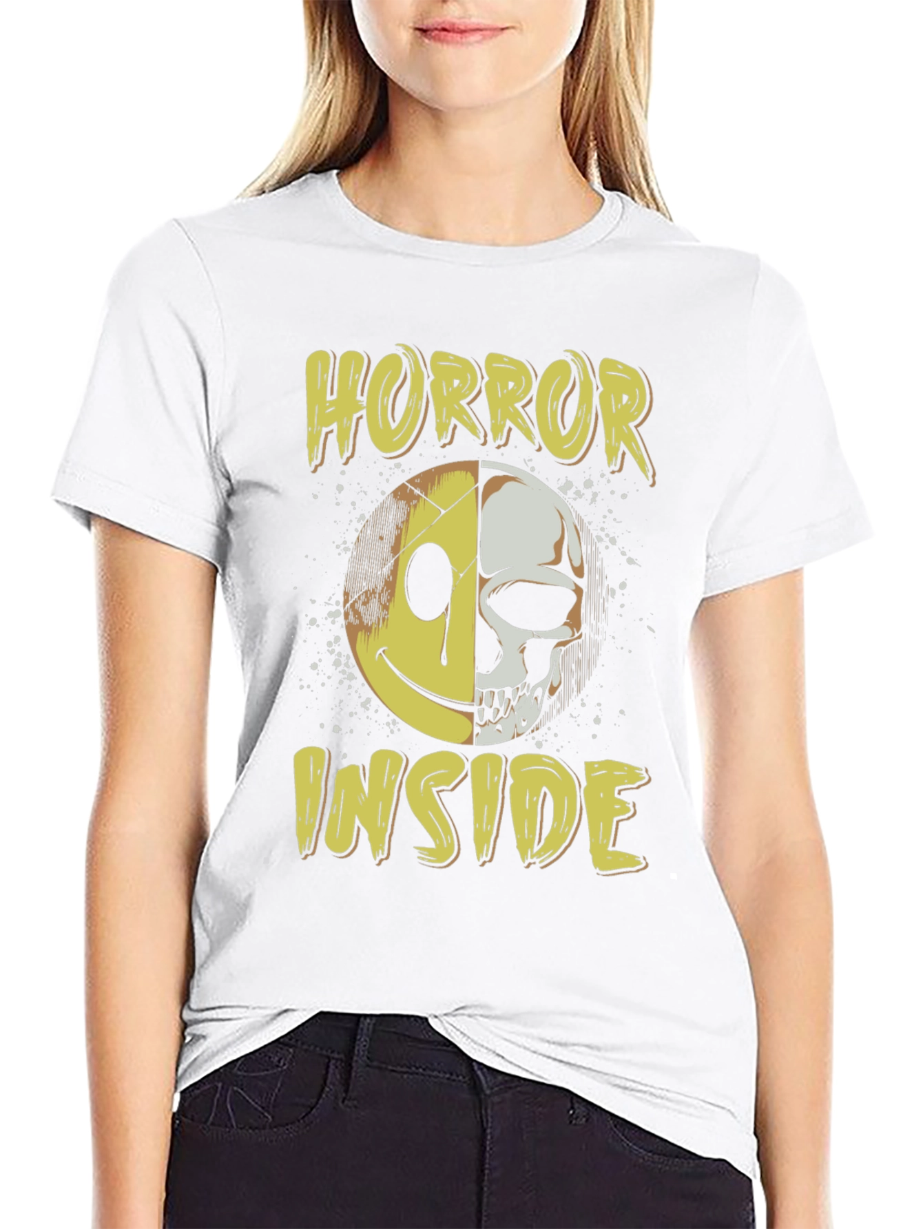 Horror Inside Graphic T-Shirt - Black