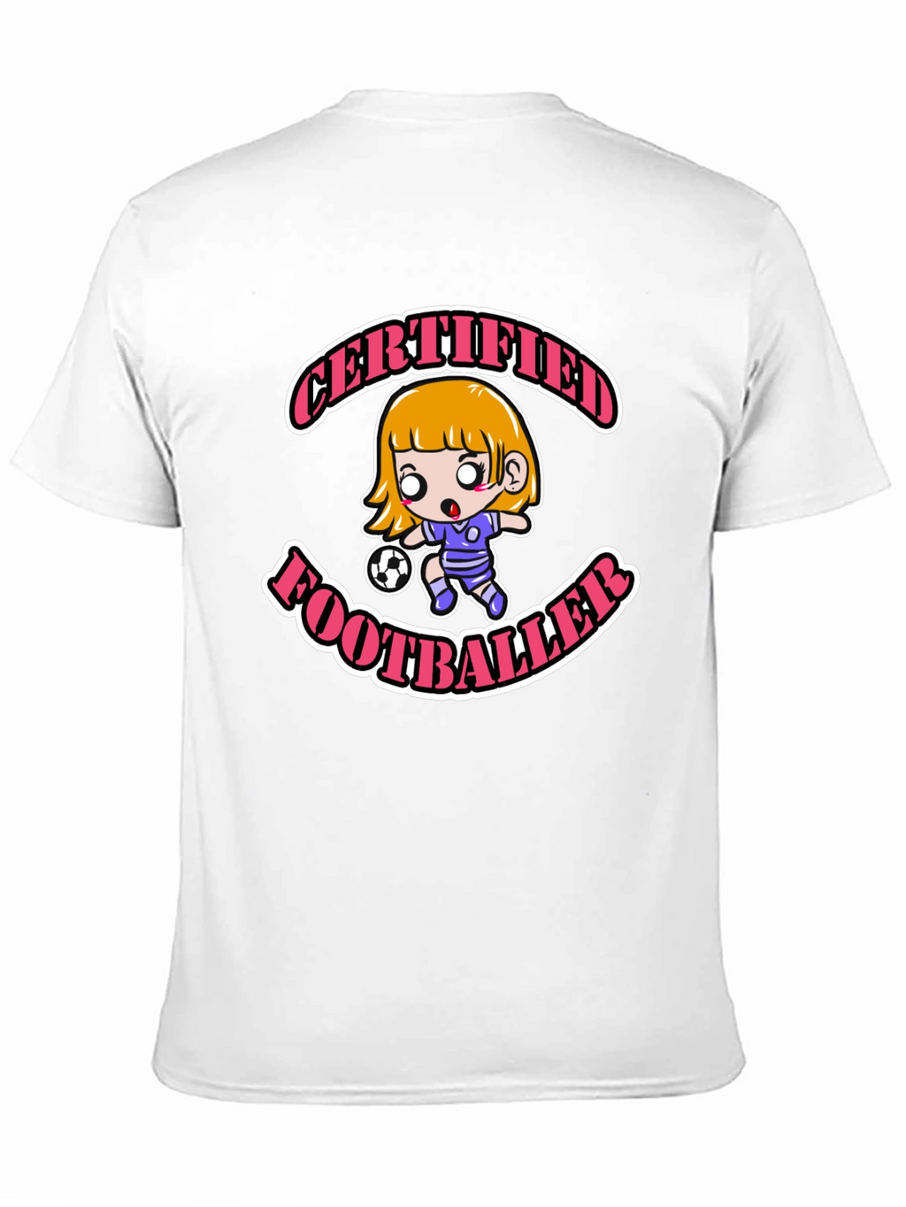 Certified Footballer Cartoon T-Shirt