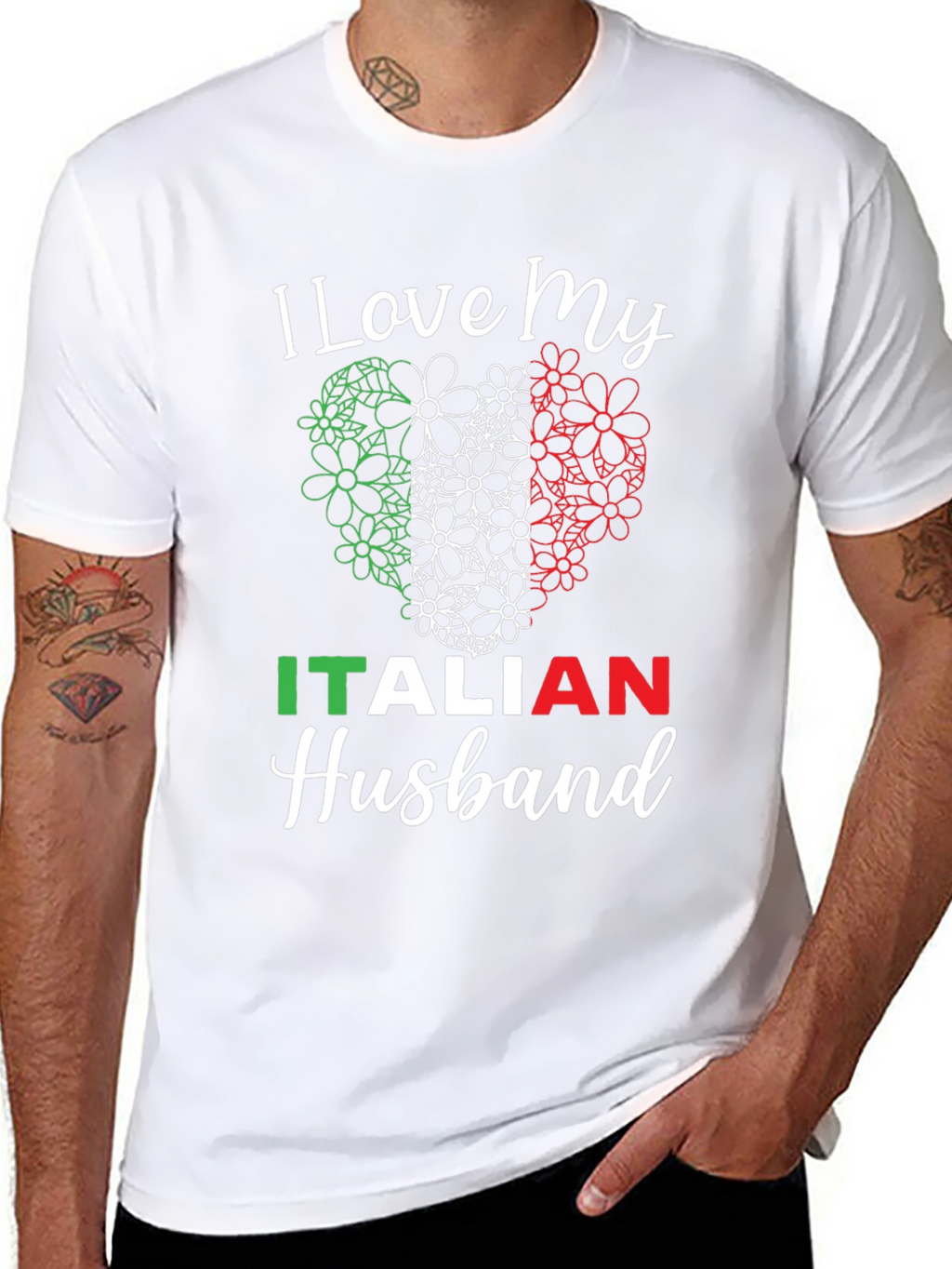 I Love My Italian Husband Graphic Tee