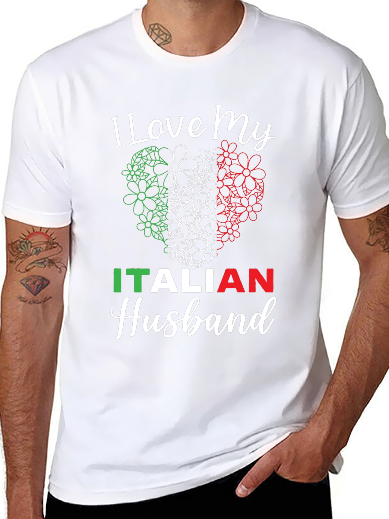 I Love My Italian Husband Graphic Tee