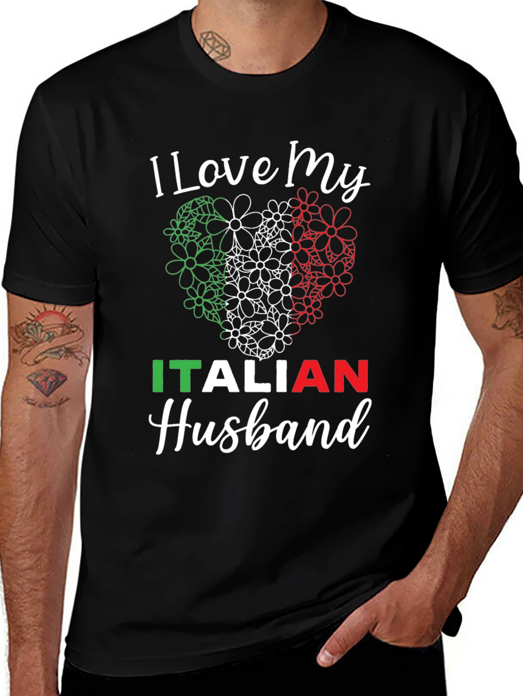 I Love My Italian Husband Graphic Tee