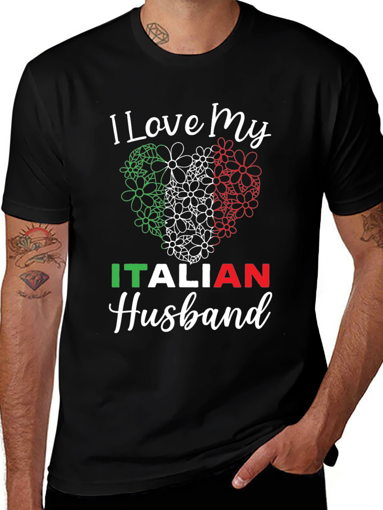 I Love My Italian Husband Graphic Tee