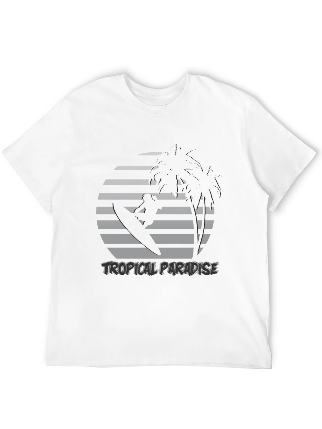 Tropical Paradise Surfer T-Shirt