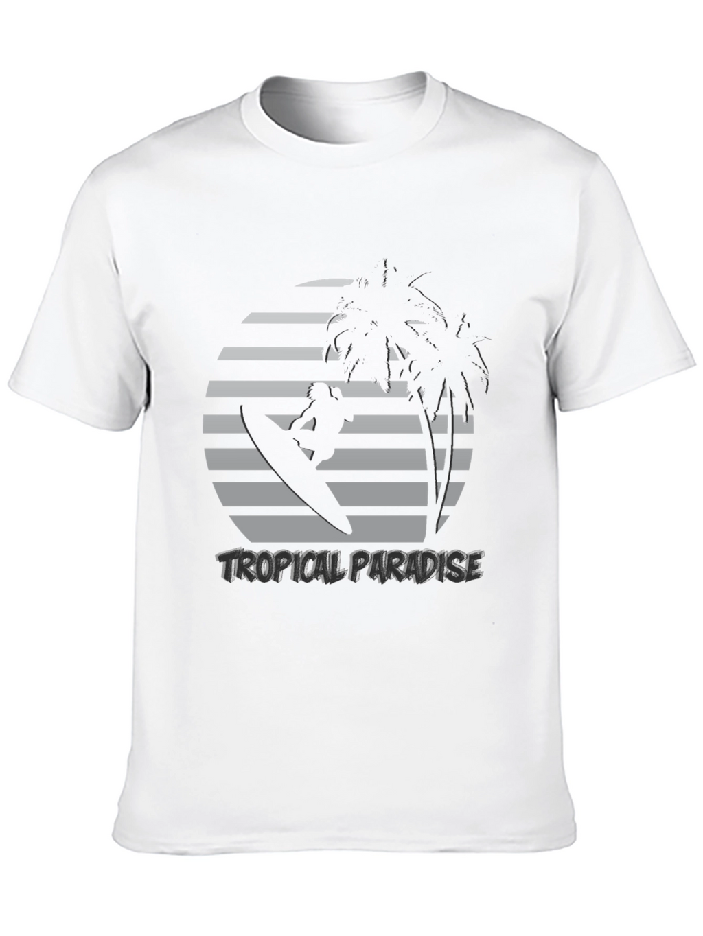 Tropical Paradise Surfer T-Shirt