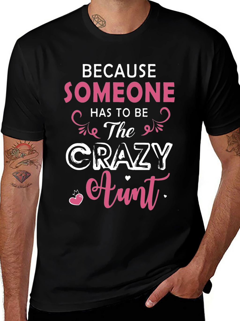 Crazy Aunt T-Shirt - Novelty Graphic Tee