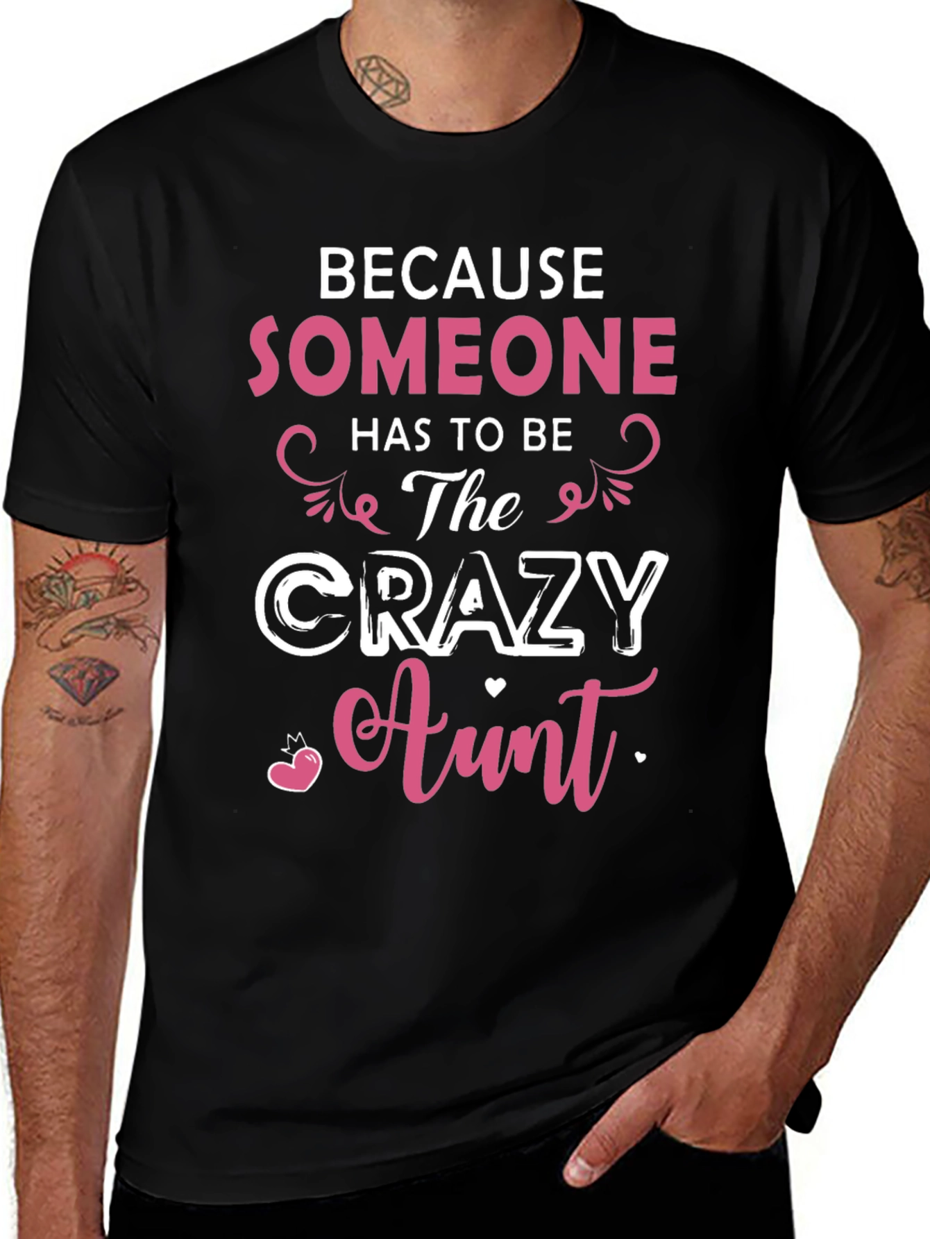 Crazy Aunt T-Shirt - Novelty Graphic Tee