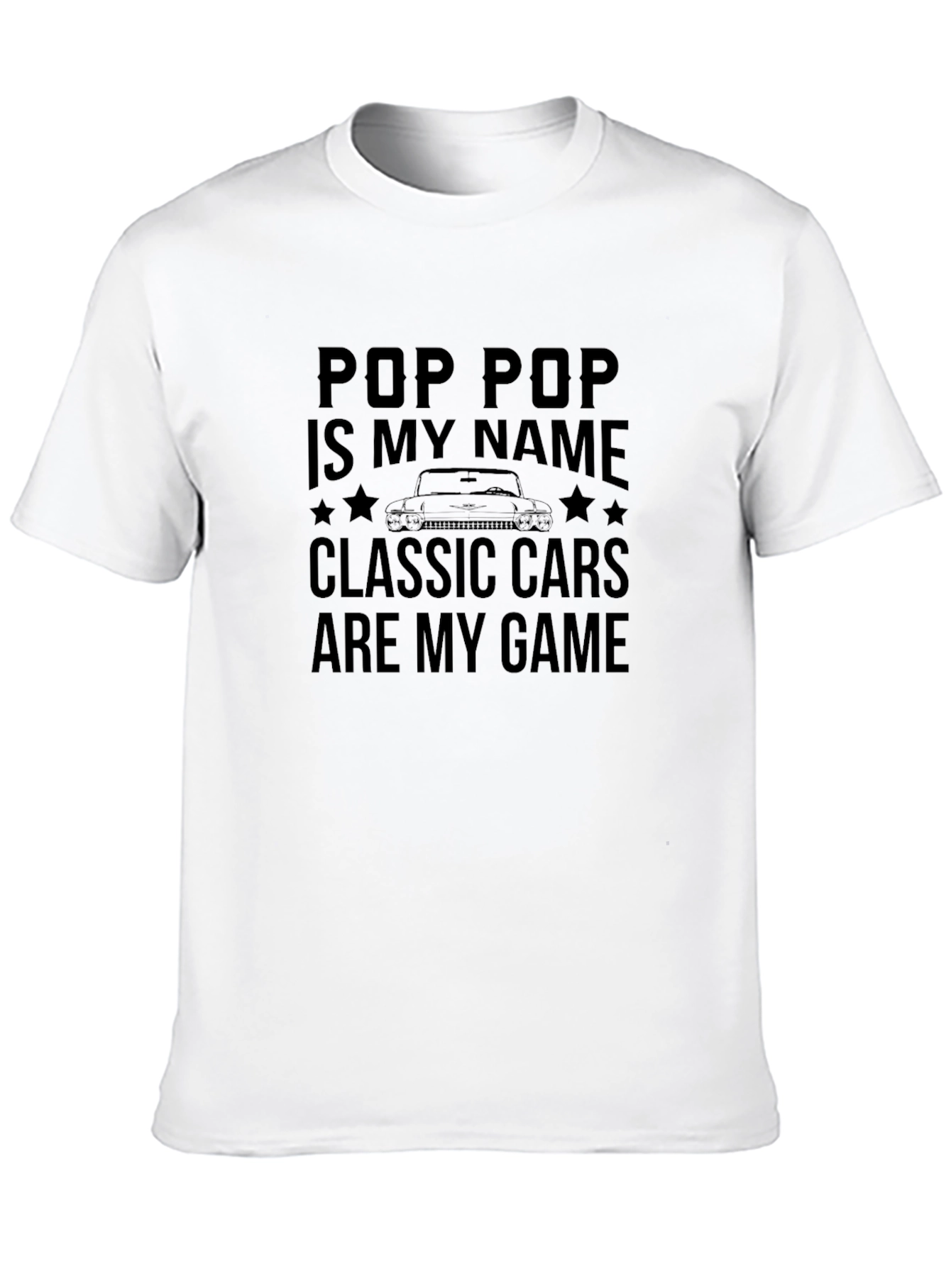 Pop Pop Classic Cars T-Shirt